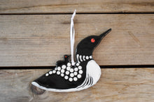Load image into Gallery viewer, Loon with Chick Ornament
