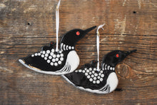 Load image into Gallery viewer, Loon with Chick Ornament