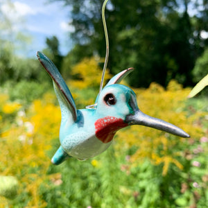 Ruby-Throated Hummingbird Ornament